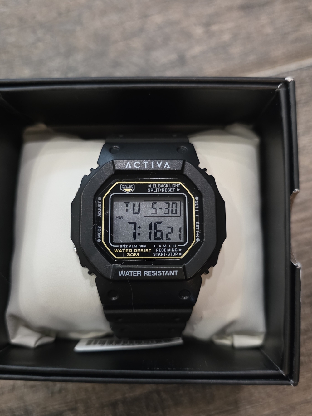 84 Activa Black Digital Watch